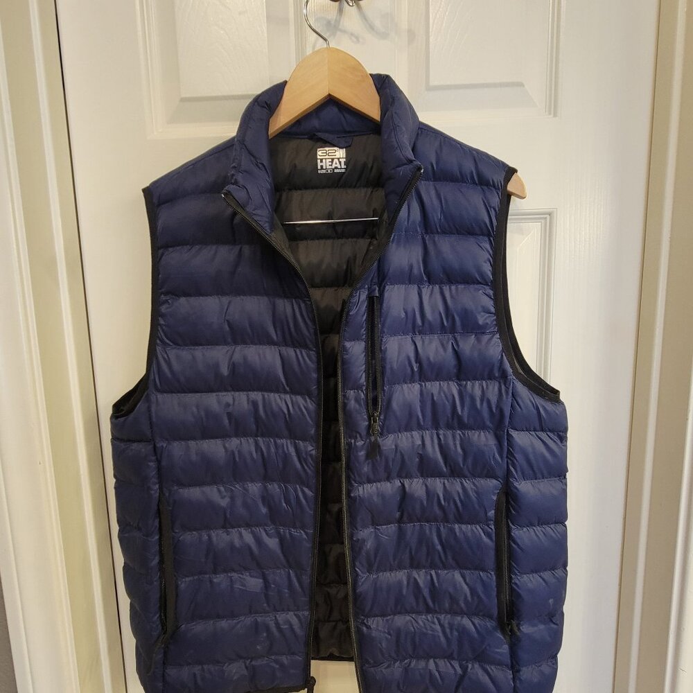 32 Degrees Heat Navy Blue Puffer Vest